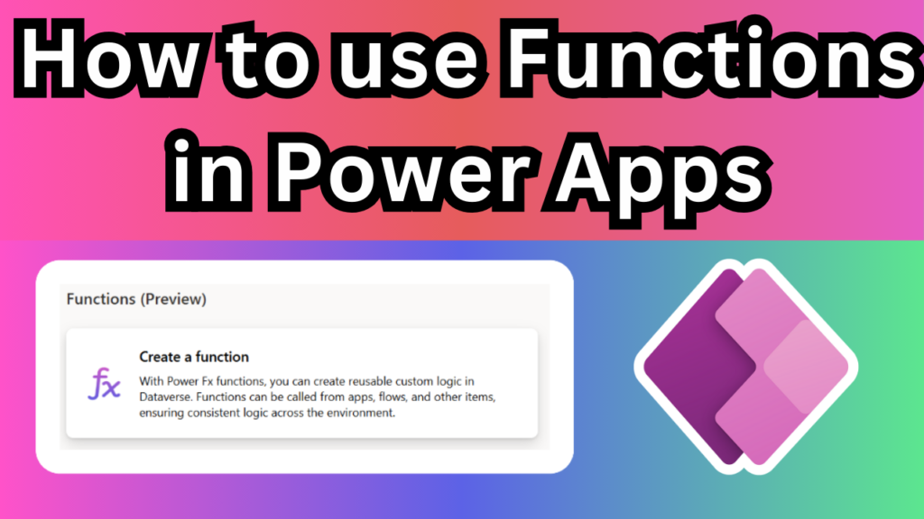 How to use Functions in Power Apps - Savinj