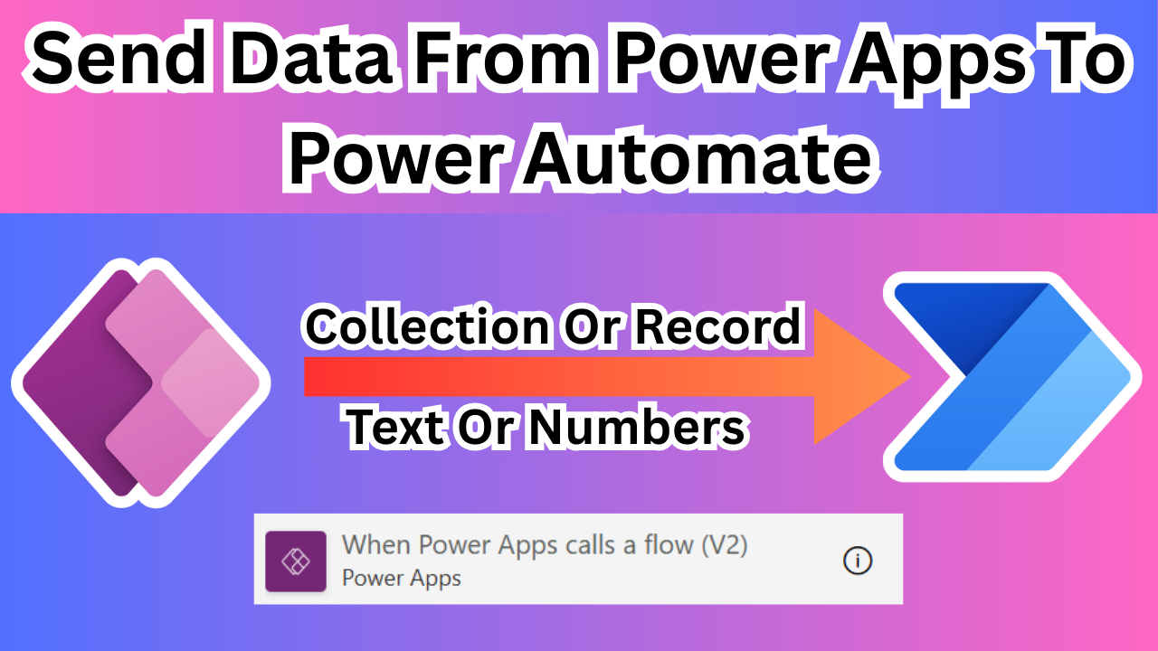 Send Data From Power Apps To Power Automate 2025