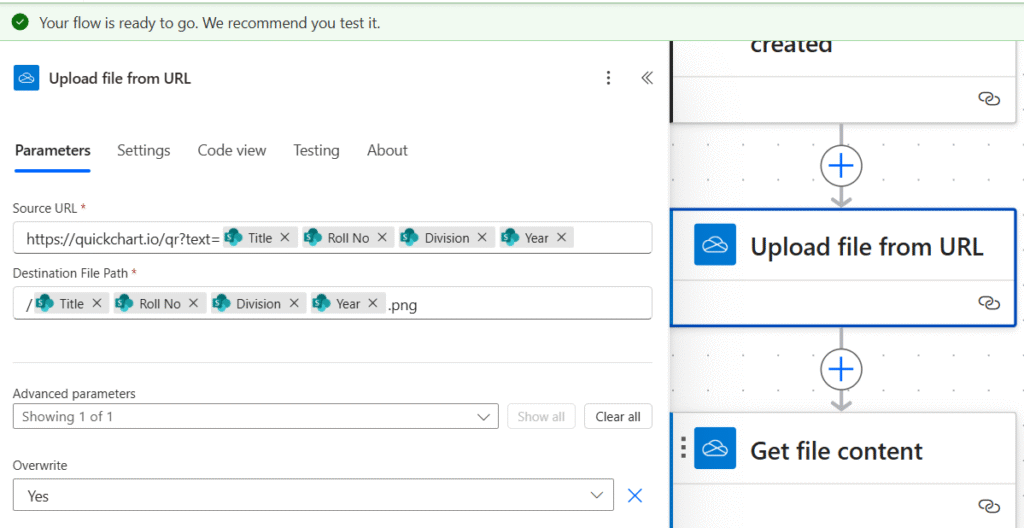 QR Code In Power Automate