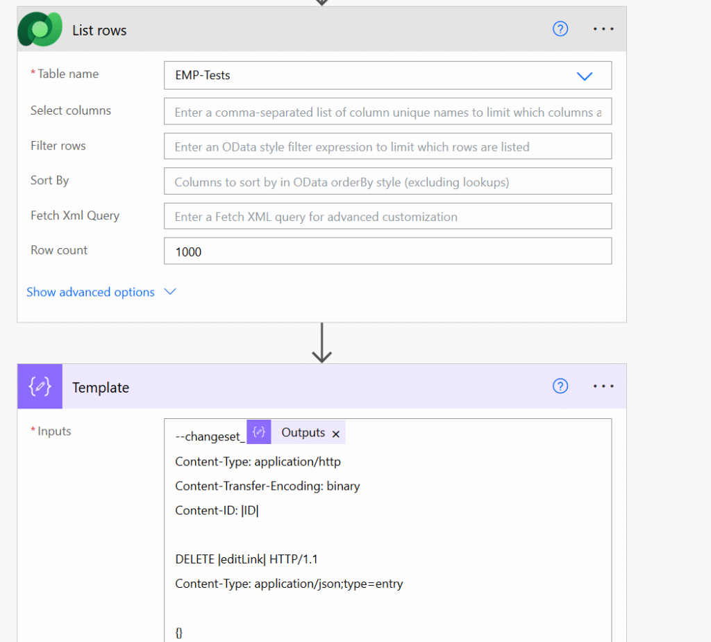 Delete Dataverse Records in Batch