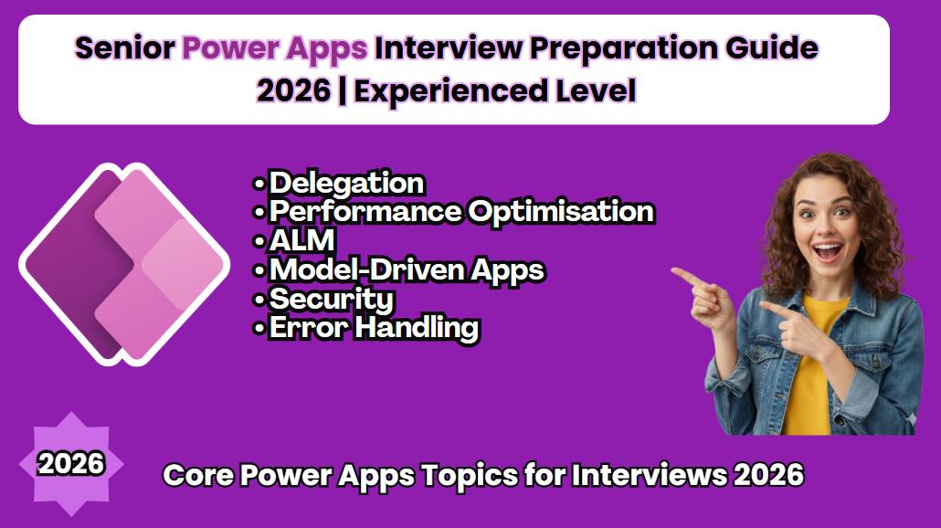 Senior Power Apps Interview Preparation Guide 2026 | Experienced Level