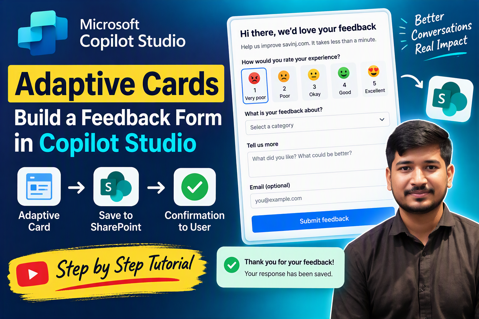 Adaptive cards in copilot studio