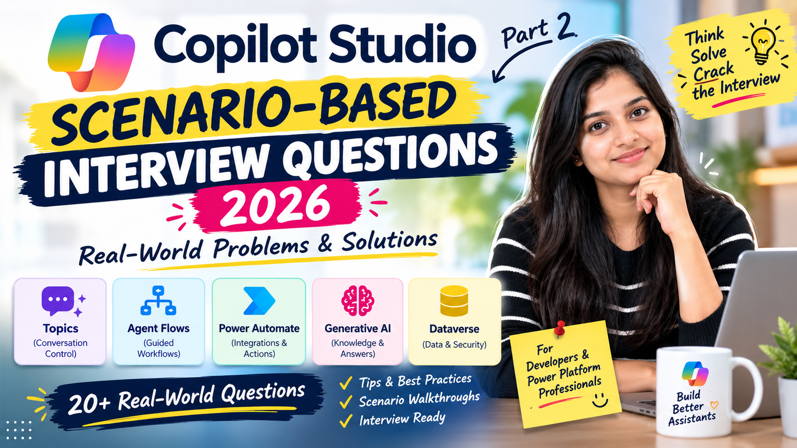 Copilot Studio Scenario-Based Interview Questions 2026